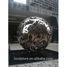 Large Modern Famous Arts Stainless steel Sphere sculpture for Garden decoration